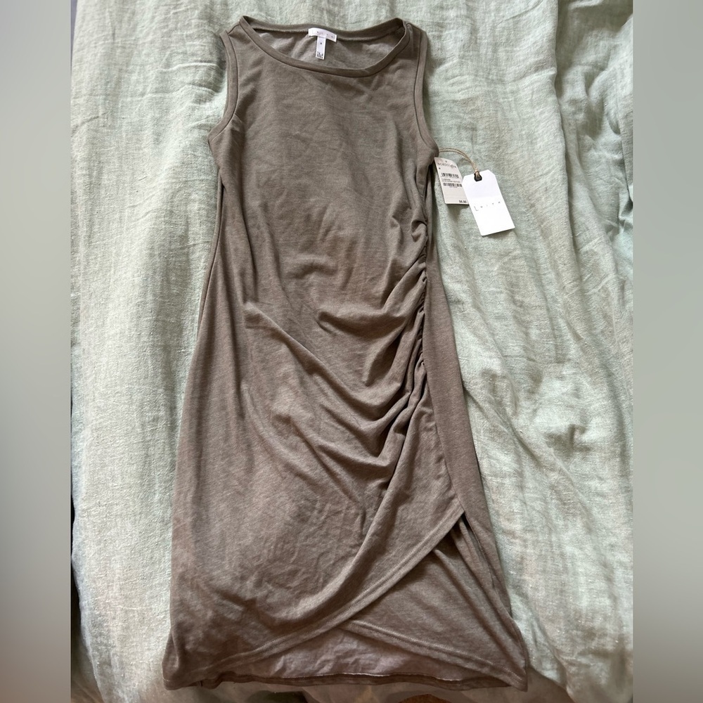 Olive Green “Sarma” heather dress size medium NWT - Picture 12 of 13